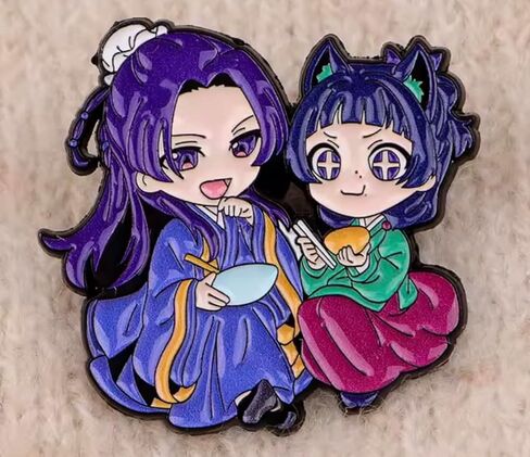 The Apothecary Diaries Maomao Mao Mao Jinshi Jin Shi Anime Manga 1.4" Enamel Pin Badge in Saudi Arabia