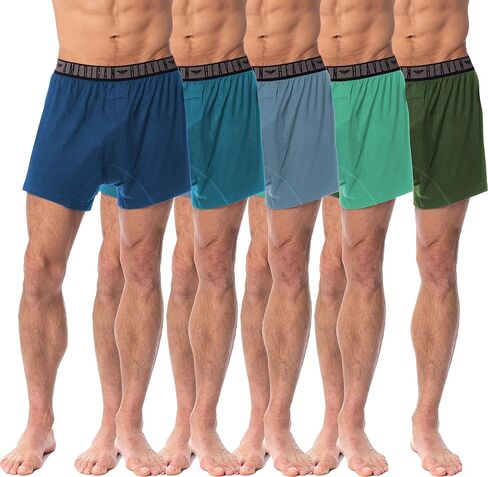 AMERICAN HEAVEN Men's Stretch Boxer Shorts | Underwear Boxers| Sleep & Lounge Bottoms | Multi-Packs & Colors in Saudi Arabia