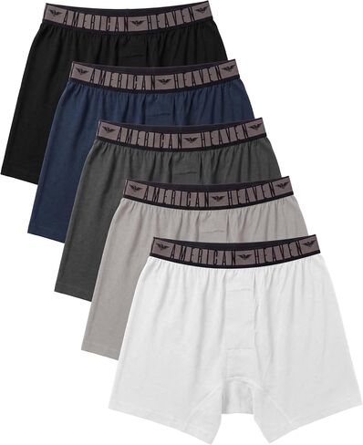 AMERICAN HEAVEN Men's Stretch Boxer Shorts | Underwear Boxers| Sleep & Lounge Bottoms | Multi-Packs & Colors in Saudi Arabia
