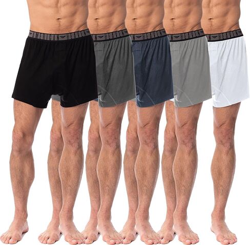 AMERICAN HEAVEN Men's Stretch Boxer Shorts | Underwear Boxers| Sleep & Lounge Bottoms | Multi-Packs & Colors in Saudi Arabia