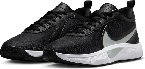 Giannis Freak 6 Big Kids' Basketball Shoes (FQ7378-003, Black/White/Gunsmoke/Flat Silver) Size 7 in Kuwait
