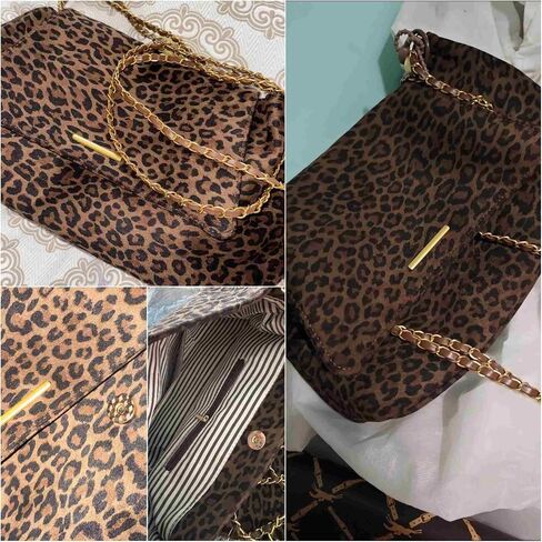 leopard cheetah print purse for women, animal print cute y2k shoulder bag, hobo suede slouchy crossbody bag, going out trendy shoulder purse, cheetah accessories stuff gifts in Saudi Arabia