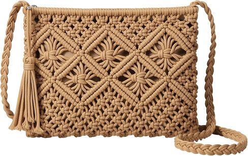 Sightor Beach Crossbody Bag for Women Summer Boho Handbag Vacation Crochet Woven Bag in Saudi Arabia