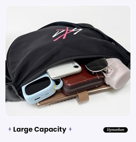 Stray Merch Crescent Crossbody Bag for Women Stylish Concert Bag with 2 Decorative Button Pins for STAY Music Fans in Saudi Arabia