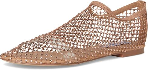 حذاء باليه مسطح للنساء من Steve Madden، أحمر خدود، 6 in Kuwait