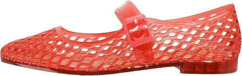 UniqueStride Women's Jelly Ballet Flats Buckle Strap Comfortable Casual Mary Jane Flat Lightweight Mesh Clear Beach-Sandals Summer Beach Hollow Dressy Shoes in Kuwait