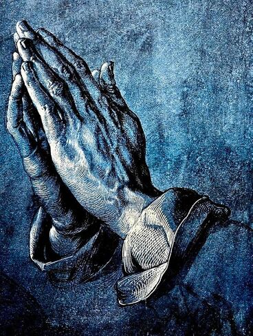 Praying Hands 8.5x11 Photo Print Albrecht Durer Illustration of Christian Prayer in Kuwait