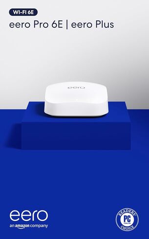 نقدم لكم جهاز التوجيه Amazon eero Pro 6E ثلاثي الموجات Wi-Fi 6E، مع مركز المنزل الذكي Zigbee المدمج in Kuwait