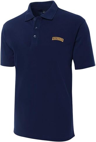 Army Ranger Embroidery Shrot Sleeve Polo Shirts Embroidered Men's Shirts in Saudi Arabia