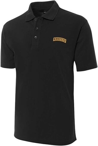 Army Ranger Embroidery Shrot Sleeve Polo Shirts Embroidered Men's Shirts in Saudi Arabia