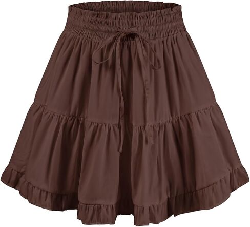 Skorts for Women Casual Mini Skirts Summer Flowy Shorts in Saudi Arabia