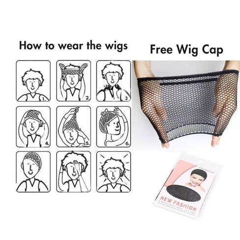 Blonde Anime Wig Denji Short Layered Blonde Wig with Necklace Heat Resistant Synthetic Hair Replacement for Halloween Cosplay Costume Party in Saudi Arabia