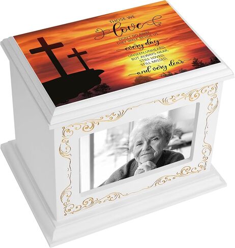 Cremation Urns for Human Ashes Adult Male or Female, Funeral Memorial Urns for Ashes with Photo Frame, Wooden Urns Box and Casket for Men Women, Burial Urn for Adults Up to 200 IBS in Saudi Arabia