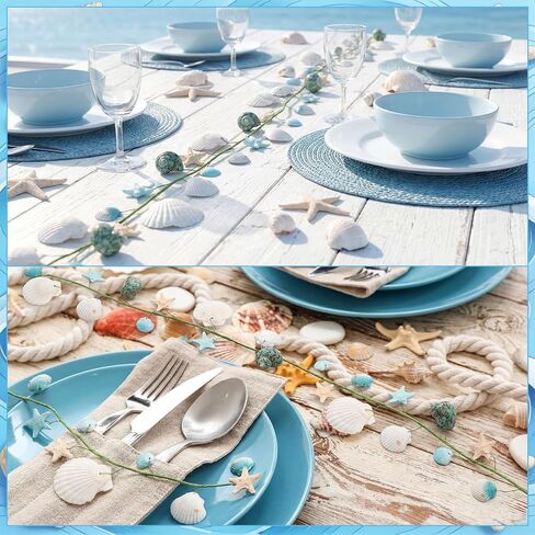 5.58 ft Coastal Decor Shell Garland Beach Mantel Swag Decor Seashell Starfish Centerpiece Garland Conch Beach Decorations for Table Wall Bedroom Home Dining Doorway Weddings in Saudi Arabia