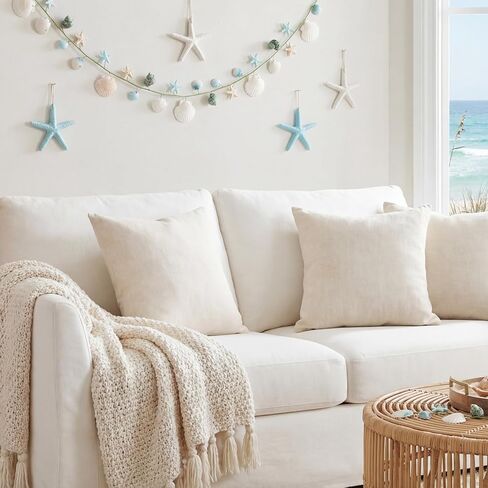 5.58 ft Coastal Decor Shell Garland Beach Mantel Swag Decor Seashell Starfish Centerpiece Garland Conch Beach Decorations for Table Wall Bedroom Home Dining Doorway Weddings in Saudi Arabia