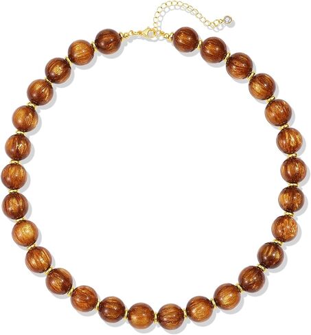 Colorful Beaded Necklace for Women Chunky Resin Beads Choker Necklaces Boho Statement Necklace Summer Vacation Y2K Jewelry in Saudi Arabia