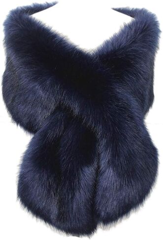 Womens Faux Fur Bridal Cape Wedding Shawls and Wraps Warm Scarves Stoles in Saudi Arabia