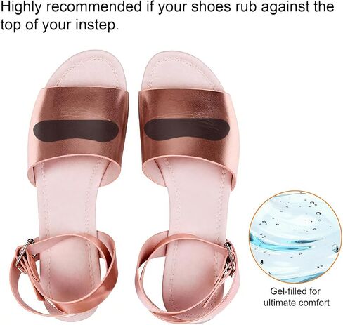 8 Pairs Sandal Strap Cushion Strips, 4 Colors Self-Adhesive Heel Liners Anti-Slip Heel Strap Cushion Pads for Shoes Too Big Slipping Rubbing (Clear, Yellow, Black, Gray) in Saudi Arabia
