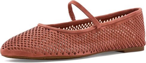 Lauren Ralph Lauren Jayna Perforated Suede Mary Jane Flats in Kuwait