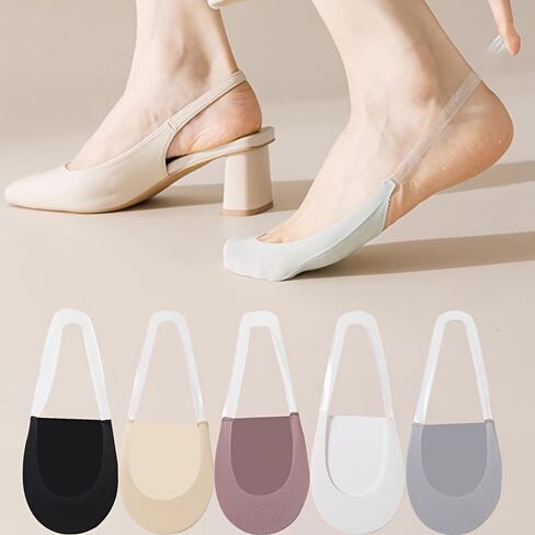 5 Pairs Summer Boat Socks for Women – Soft Elegant Comfortable Lace Up Daily Socks in Kuwait
