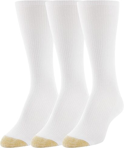 GOLDTOE Women's Non-Binding Rib Crew 3 Pack in Kuwait