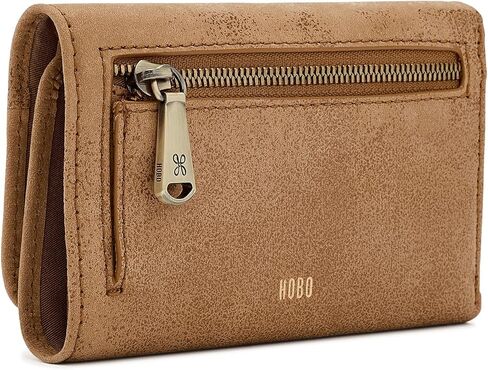 HOBO, Womens, Jill Trifold Wallets, Whiskey 1, One Size in Kuwait