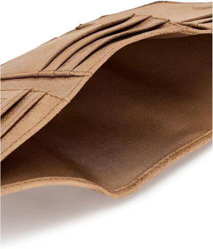 HOBO, Womens, Jill Trifold Wallets, Whiskey 1, One Size in Kuwait