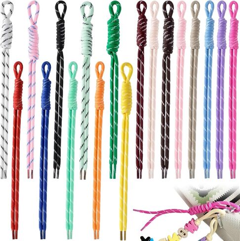 Paracord Keychain, DIY Braided Rope Keychain Bag Charms, Paracord Lanyard for Key Chain, Purse, Backpack, Handbag in Kuwait