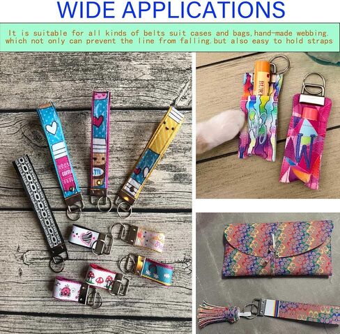 OFCOX Key Fob Hardware Set 50pcs 1 inch with Installation Pliers Tool for Wristlet Keychain Key Lanyard Making Supplies for Purse Straps Crafting DIY in Saudi Arabia