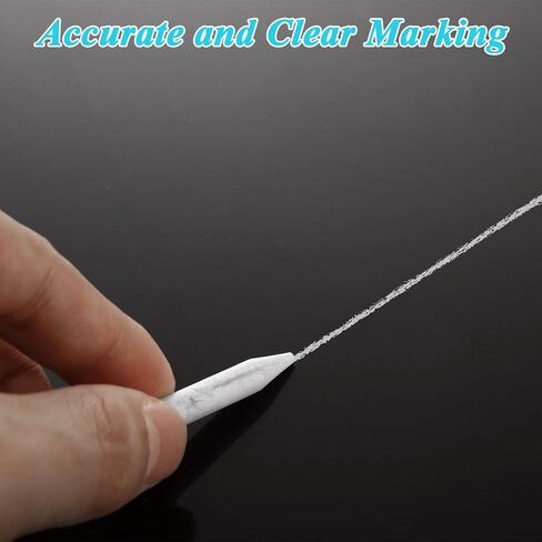 200Pcs Soapstone Pencils Welding, White Flat Soap Stone Pen Refills, Natural Soap Stones Chalk for for Welders Textile Removable Markings on Steel Cast Iron in Kuwait
