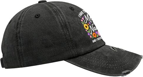I Have Two Titles Mom and Nanny Hats Camping Cap for Men in Kuwait