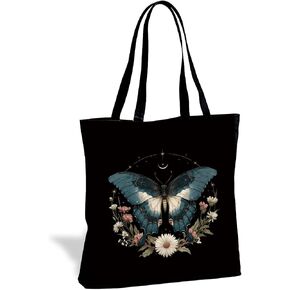 Cute Animal Illustration Tote Bag,Aesthetic Creative Gift,Grocery Shopping Travel Everyday Use in Saudi Arabia