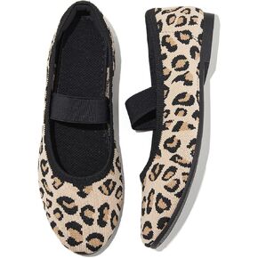 Women's Mary Jane Flats Mesh Knit Ballet Flats Breathable Casual Dress Shoes Walking Shoes Comfortable Slip On Shoes for Work in Saudi Arabia