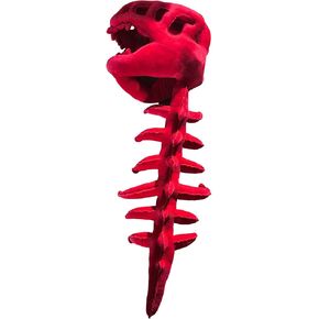 2026 Spinosaurus Dinosaur Skeleton Costume for Kids – 3D Skull Mask & Plush Spine, Washable Dress-Up in Kuwait