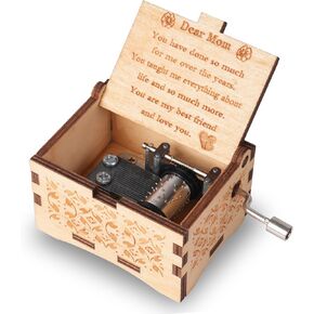 You are My Sunshine Wood Music Box,Laser Engraved Cute Box Best Gift for Girlfriend,Boyfriend,Dad,Mom,On Birthday Anniversary Valentine's Day in Saudi Arabia