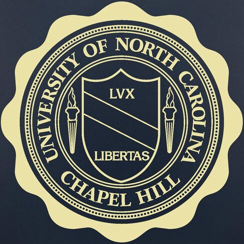 University of North Carolina Chapel Hill 14" w x 11.5" h Tassel Diploma Frame - Fits a bachelor's, master's and phd - Gold Embossed Tassel & Cord Diploma Frame - Officially Licensed in Kuwait