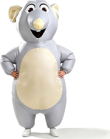 Inflatable Mouse Costume for Adults - Funny Blow-Up Mouse Suit for Halloween Party & Cosplay in Saudi Arabia