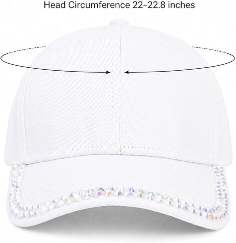 Peohud 3 Pcs Rhinestone Baseball Caps, Adjustable Bling Stylish Baseball Hat for Women Men, Breathable Sparkle Trucker Hat, Summer Outdoors Sun Cap in Kuwait