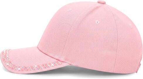 Peohud 3 Pcs Rhinestone Baseball Caps, Adjustable Bling Stylish Baseball Hat for Women Men, Breathable Sparkle Trucker Hat, Summer Outdoors Sun Cap in Kuwait