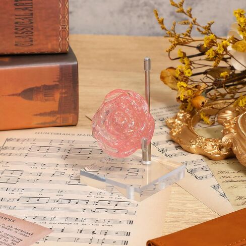 12 Pcs Adjustable Metal Arm Display Stand Crystal Holder Easel Display with Acrylic Base Easel Rock Mineral Stand for Geodes Mineral Agate Collection (Silver, 2 x 2 x 3.2 Inch) in Kuwait