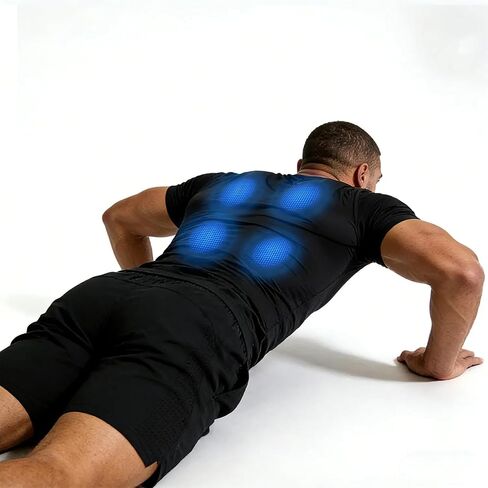 Daily Comfort T-Shirt – Shoulder & Neck Support for Better Posture | Designed for Desk Workers Black in Saudi Arabia