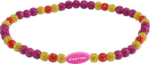 Easton | Spring Break Baseball Necklace | Drip | Pink/Yellow in Kuwait