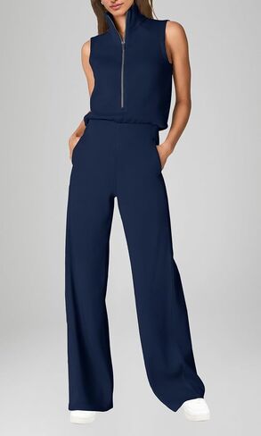 SENSERISE Womens Summer Jumpsuits Dressy Casual One Piece Jumpsuit Wide Leg 2026 Lounge Vacation Airport Travel Outfit in Kuwait