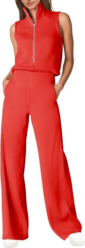 SENSERISE Womens Summer Jumpsuits Dressy Casual One Piece Jumpsuit Wide Leg 2026 Lounge Vacation Airport Travel Outfit in Kuwait