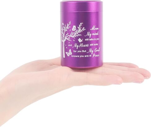 3 Inch Small Urn for Human Ashes Aluminum Mini Cremation Small Keepsake Box for Sharing Ashes Mini Urn-Dad in Saudi Arabia