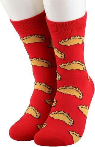 PWHAOO 1 Pair Pierogi Socks Dumpling Socks Polish Food Socks Poland Pride Gift Pierogi Lover Gift (Pierogi Socks) in Kuwait