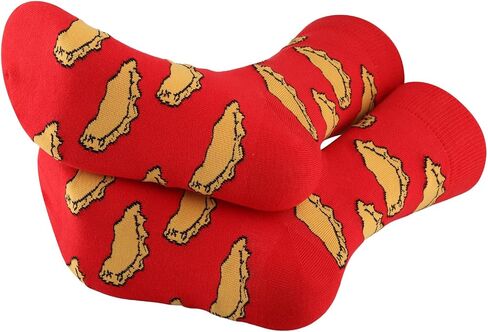 PWHAOO 1 Pair Pierogi Socks Dumpling Socks Polish Food Socks Poland Pride Gift Pierogi Lover Gift (Pierogi Socks) in Kuwait