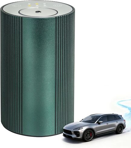 Waterless Diffuser for Essential Oil for Home and car, Sentiment Essential Oil Diffuser with Cold Air Technology, 2 Diffusion Modes, 4 Timer Settings (1/2/4/6H), (Silver) in Saudi Arabia