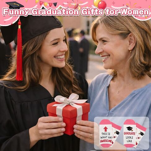 Graduation Gifts for Girls Boys Her Class of 2026 Socks High School College Senior 2026 Gifts for Women Men Students Teens 6th 8th 12th Grad Socks First Day of School Funny Graduates Stocking Stuffers in Saudi Arabia