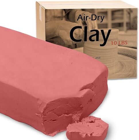 ReArt Stone Air Dry Modeling Clay, for Sculpting, Wheel Throwing, Hand Building, All-Purpose Modeling Clay 10lbs for Sculpting (White) in Kuwait